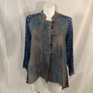 Kristine st Brik ty dyed top